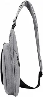 [TINEASUR] 1pc Men's Travel Bum Bag Slash Proof Sling Chest Bag Portable Headphone Jack Polyester Material Comfortable for Daily Use