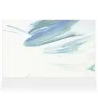 Home Decor Wall Sign White and Blue Sea Style P Abstract Art Picture Frame