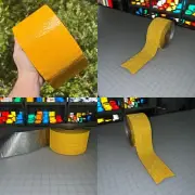 Yellow Premium Reflective Pavement Tape 4" (150' FOOT ROLL) WET REFLECTIVE Safe