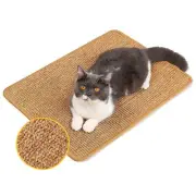 Cat Scratcher Mat,Natural Sisal Cat Scratch Pad,Horizontal Floor Cat Scratchi...