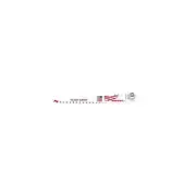 Milwaukee Power Tool Accessories 6"L Reciprocating Saw Blade BiMetal Wood White