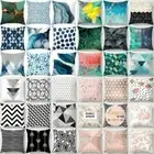 GEOMETRIC Pattern Cushions Cover Case 18" Outdoor Garden Home Sofa Pillow Case.
