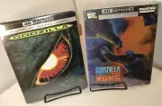 Godzilla vs Kong 4K+Godzilla 98 STEELBOOKS (4K+Blu-ray) NEW-Box Shipping