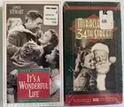2 Sealed VHS Its a Wonderful Life & Miracle On 34th Street 1993 Brand New K-Mart
