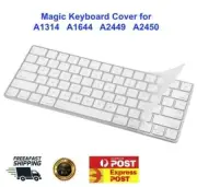 iMac Magic Keyboard Transparent Dustproof/Washable/Reusable Silicone Cover Apple