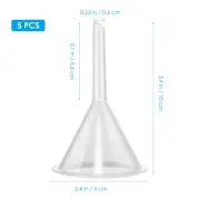 Food Funnel White Funnels Plastic Spice for Filling Bottles Filter