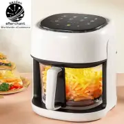Smart Electric Air Fryer 1350W Large Capacity Convection Oven with 360° Window