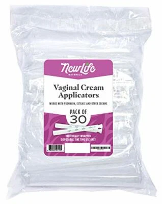 Individually Wrapped Vaginal Cream Applicators w/ Measurement (30 Pcs)