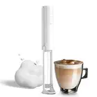 Electric Milk Frother Rechargeable Handheld Foam Maker for Coffee 3 Levels O7S5