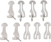 [jojofuny] 1Set Shopping Trolley Token Keyring with Bottle Opener Metal Keychain Tokens for Supermarket Carts Stylish Key Holder Trolley Token
