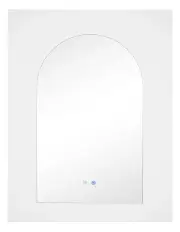 [Cooper & Co] Aurora Arch Backlit Mirror 80cm in Silver