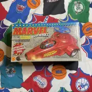 1990 Toy Biz Marvel Super Heroes SPIDER-MAN DRAGSTER VEHICLE New Open Box