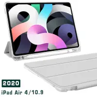 在飛比找蝦皮購物優惠-Ipad Air 4 10.9 2020 翻蓋皮套半透明後蓋