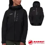 【MAMMUT 長毛象】女 ALTO GUIDE HS HOODED 輕量防潑水防風透氣外套.夾克.風衣_1010-29571-0001 黑