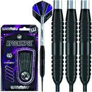 Winmau Apocalypse Brass Black Darts 24g Bar Entertainment Dartboard Sporting