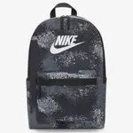 NIKE HERITAGE 背包 後背包 雙肩包 15寸筆電 提環 噴染 印花 灰 黑【運動世界】DH9466-068