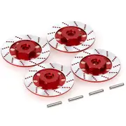 4Pcs Alloy 12mm Hex Wheel Rim Brake Disc Caliper for 1/10 RC Drift Touring Car
