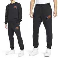 在飛比找momo購物網優惠-【NIKE 耐吉】NSW 男款 黑色 刷毛 抽繩 刺繡 Lo