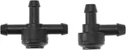 [eMagTech] 2PCS Car Windshield Washer Check Valve 2 Way & 3 Way Connector 9178897 31391513 Compatible with C30 C70 C70 S40 S60 S70 S80 V50 V70 XC60 XC70 XC90