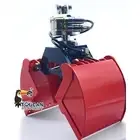 1/14 Metal Clamshell Bucket for RC Hydraulic Crane Dump Truck Remote Control Car