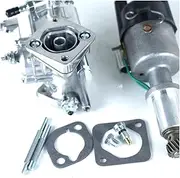 Carburetor Carb + Point Distributor Compatible for Fiat 500 126 REP Compatible for WEBER TYPE 28 IMB 5/250 652CC 4381128 126P 28IMD 5/250