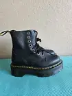 New Dr. Martens Jadon black platform boots. Sz36