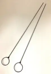 2X Flexible Threading Hook for Beading, Weaving Looms & Other Textile Machines