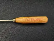 Vintage 1939 San Francisco World's Fair ice pick with wooden handle