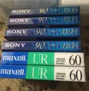 MAXELL and SONY Audio Cassette Tapes NEW SEALED