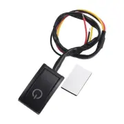 DC12V 200mA 2.4W LED Light Car Push Button Latching Turn ON/OFF (for: Fiat)