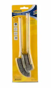Union HIJ-21 7122102 - Hand Brush Set 2 Piece Steel Wire 0.2
