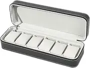 Watch Display Box 6-compartment Large-capacity Watch Storage Box Watch Display Tray Watch Storage Multi-functional Watch Storage Box Watch Cases for Men FANDIAO