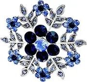 [BESTYASH] Fashion Brooch Clothes Corsage Rhinestone Snowflake Brooches Jewelry Pin Brooch Trendy Accessories Dazzling Rhinestone Brooch Snowflake Brooch Pin Clothes Brooch