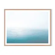 Water Views Framed Printed Wall Art - Timber