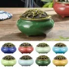 Stand Aroma Diffuser Incense Stick Holder Ice Cracked Ceramic Incense Burner