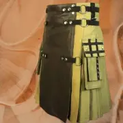 New high-quality Scottish leather tactical hybrid kilts for men