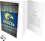 West Coast Eagles Musical Card