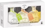 PATRÓN Premium Tequila Multipack, Made from the Finest 100% Weber Blue Agave, Handcrafted in Small Batches in Mexico, 40% ABV, 3x200ml