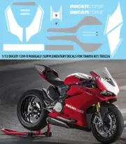 1/12 DECALS for DUCATI 1299 R PANIGALE CONVERSION TAMIYA DECALS TB DECAL TBD226