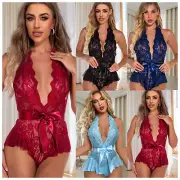 Sexy Lingerie Sexy Women's Lace Leakback Underwear And Lingerie Robe for Women