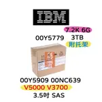 全新盒裝IBM 00Y5779 00Y5909 00NC639 3T 7.2K SAS 2.5吋 V3700V5000