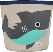 3 Sprouts Storage Bin - Shark, Grey