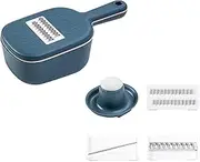 yuksok Manual Cheese Grater Mandoline Slicer Onion Cutter with Drain Basket Potato Slicer Cutter Vegetable Chopper for Salad Onion