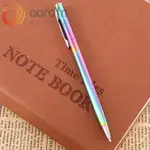 AARO原子筆彩虹五顏六色辦公用品旋轉杆金屬廣告筆