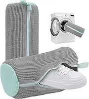Shoes Laundry Bag,Shoe Cleaning Bag for Washing Machine,Reusable Shoe Washing Bag for Sneaker Sports Shoes,2 Pack (Gray)