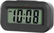 FAMICOZY Small Digital Travel Alarm Clock,Simple Operation,Easy to Black