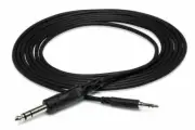 Hosa CMS-103 3 ft Stereo Interconnect Cable - 3.5mm TRS to 1/4" TRS