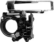 Ieron 3-Speed Bike Front Derailleur, Top/Bottom Pull, Fits 31.8/34.9mm Tubes, Aluminium Alloy Shifter for Mountain Bikes
