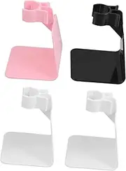 SAFIGLE 4pcs Nail Lamp Stand Handheld Gel Nail Lamp Holder Nonslip Design 1 Black 2 White 1 Pink