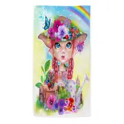 Adorable Kids Design Gracie the Gardener Girl Beach Towels Medium Large Extra Large